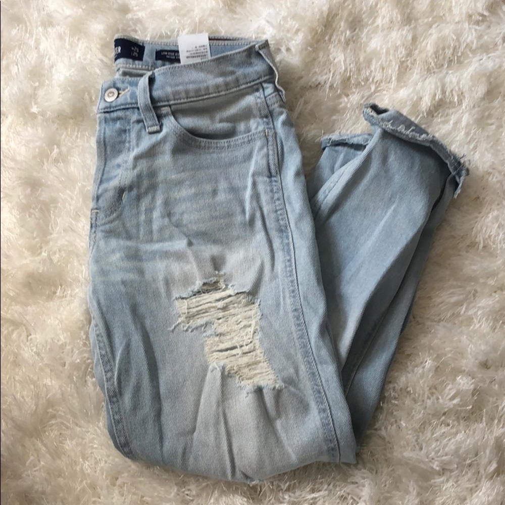 Hollister Ripped Boyfriend Jeans